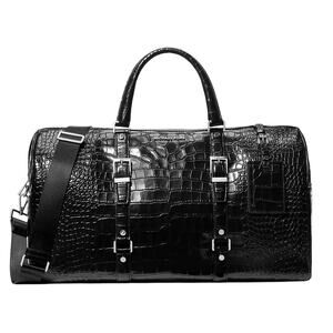 Michael Kors Bedford Travel Extra-Large Crocodile Embossed Leather Weekender Bag